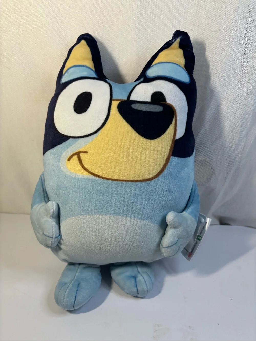 Bluey Plush pillow - Light Blue and Navy Stuffed Character